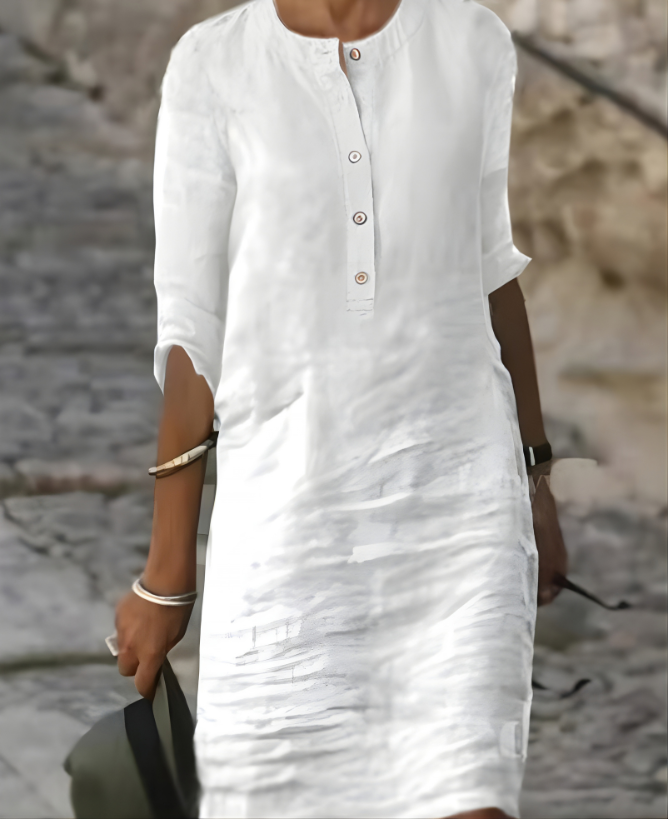 Edna | Button Casual Dress